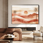 Boho 093 Canvas Art 18" x 24" / 45 x 60 cm / Black