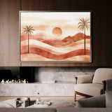 Boho 093 Canvas Art 18" x 24" / 45 x 60 cm / Black