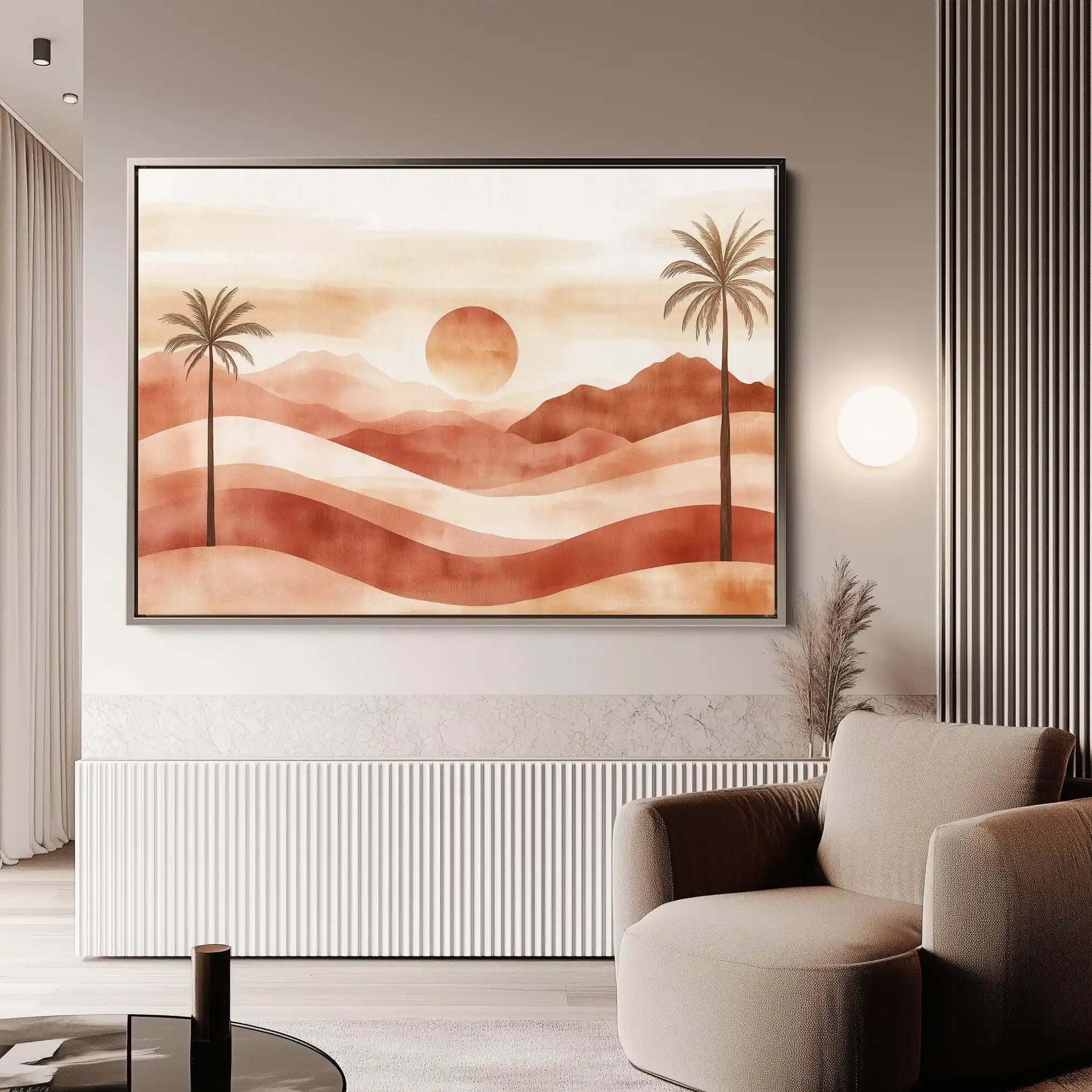 Boho 093 Canvas Art 60 x 40 cm / Black