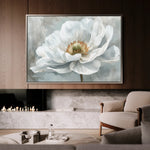 Floral 093 Canvas Art 18" x 24" / 45 x 60 cm / Black