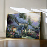 Landscape 093 Canvas Art 18" x 24" / 45 x 60 cm / Black