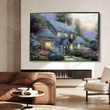 Landscape 093 Canvas Art 18" x 24" / 45 x 60 cm / Black