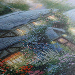 Landscape 093 Canvas Art 18" x 24" / 45 x 60 cm / Black
