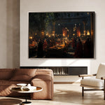 Orientalist 093 Canvas Art 18" x 24" / 45 x 60 cm / Black