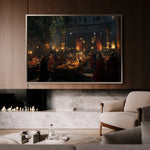 Orientalist 093 Canvas Art 18" x 24" / 45 x 60 cm / Black