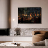 Orientalist 093 Canvas Art 18" x 24" / 45 x 60 cm / Black