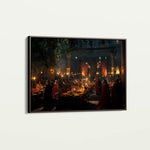 Orientalist 093 Canvas Art 18" x 24" / 45 x 60 cm / Black