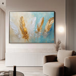 Abstract 094 Canvas Art 18" x 24" / 45 x 60 cm / Black