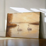 Animals 094 Canvas Art 18" x 24" / 45 x 60 cm / Black