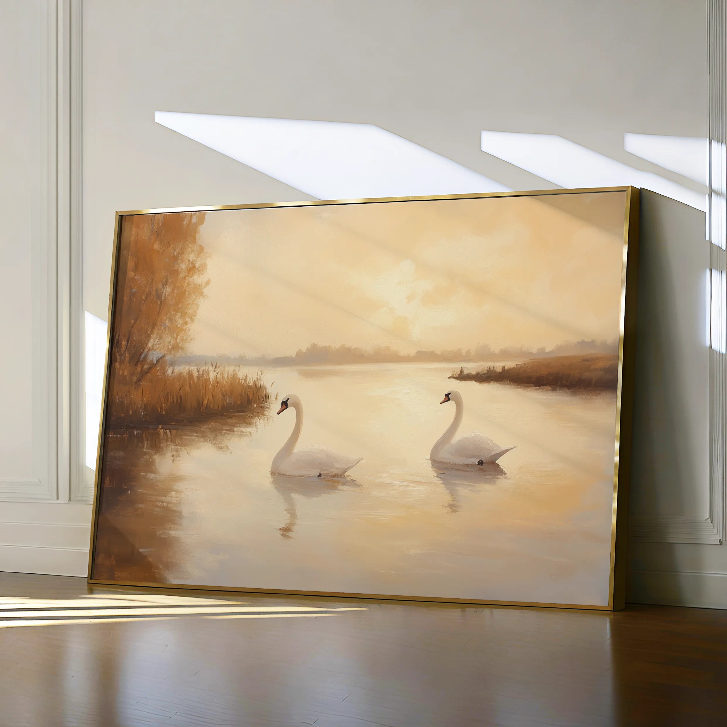 Animals 094 Canvas Art 18" x 24" / 45 x 60 cm / Black