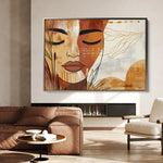 Boho 094 Canvas Art 18" x 24" / 45 x 60 cm / Black