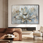 Floral 094 Canvas Art 18" x 24" / 45 x 60 cm / Black