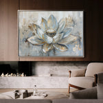 Floral 094 Canvas Art 18" x 24" / 45 x 60 cm / Black
