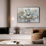 Floral 094 Canvas Art 18" x 24" / 45 x 60 cm / Black