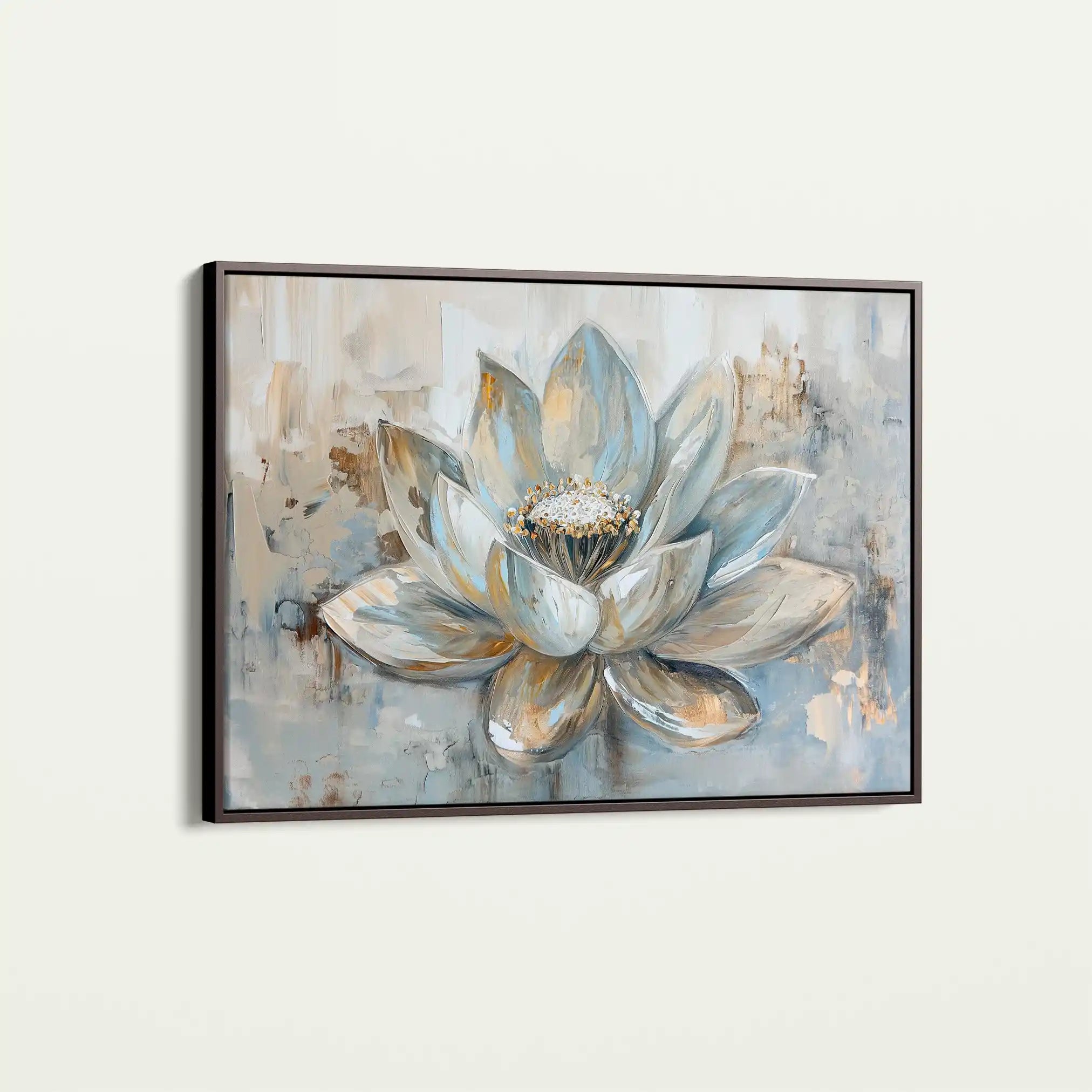 Floral 094 Canvas Art 18" x 24" / 45 x 60 cm / Black