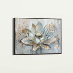 Floral 094 Canvas Art 60 x 40 cm / Black