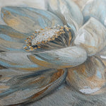Floral 094 Canvas Art 60 x 40 cm / Black