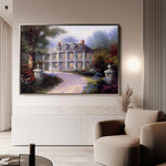 Landscape 094 Canvas Art 18" x 24" / 45 x 60 cm / Black