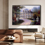 Landscape 094 Canvas Art 18" x 24" / 45 x 60 cm / Black
