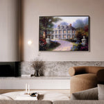 Landscape 094 Canvas Art 18" x 24" / 45 x 60 cm / Black