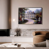 Landscape 094 Canvas Art 18" x 24" / 45 x 60 cm / Black