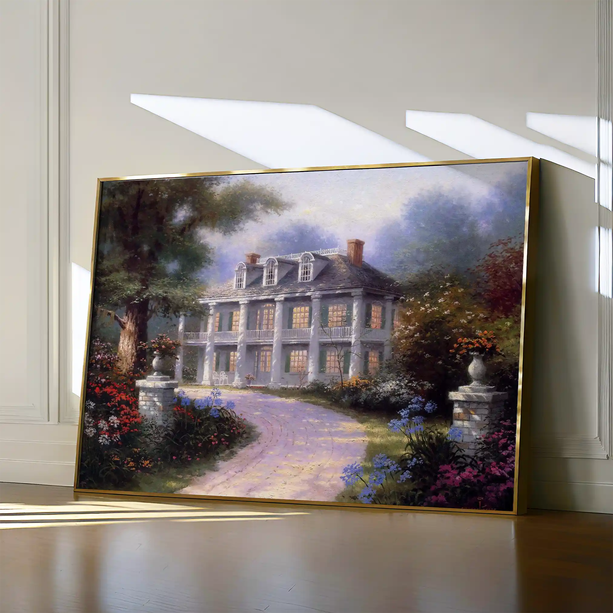 Landscape 094 Canvas Art 60 x 40 cm / Black
