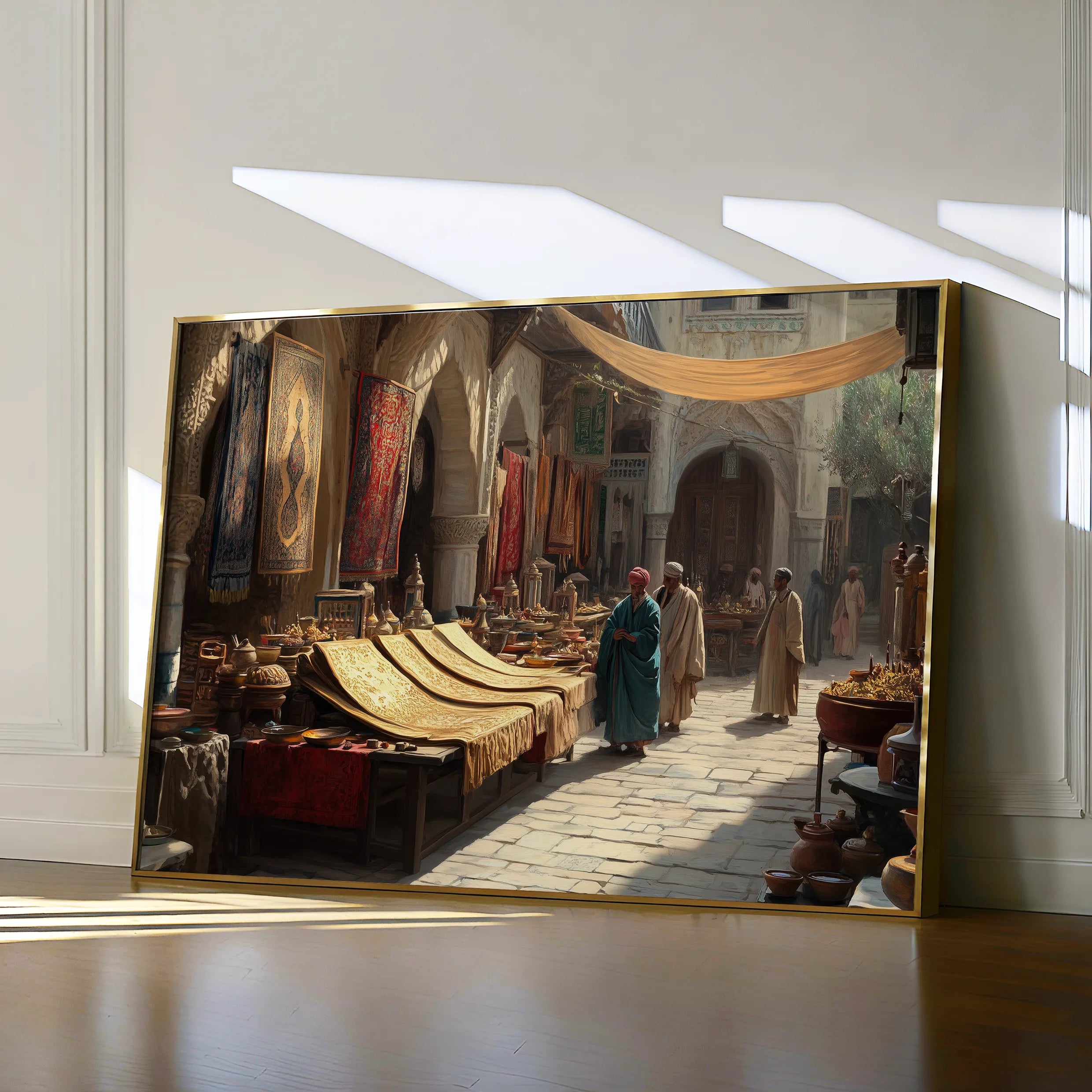 Orientalist 094 Canvas Art 18" x 24" / 45 x 60 cm / Black