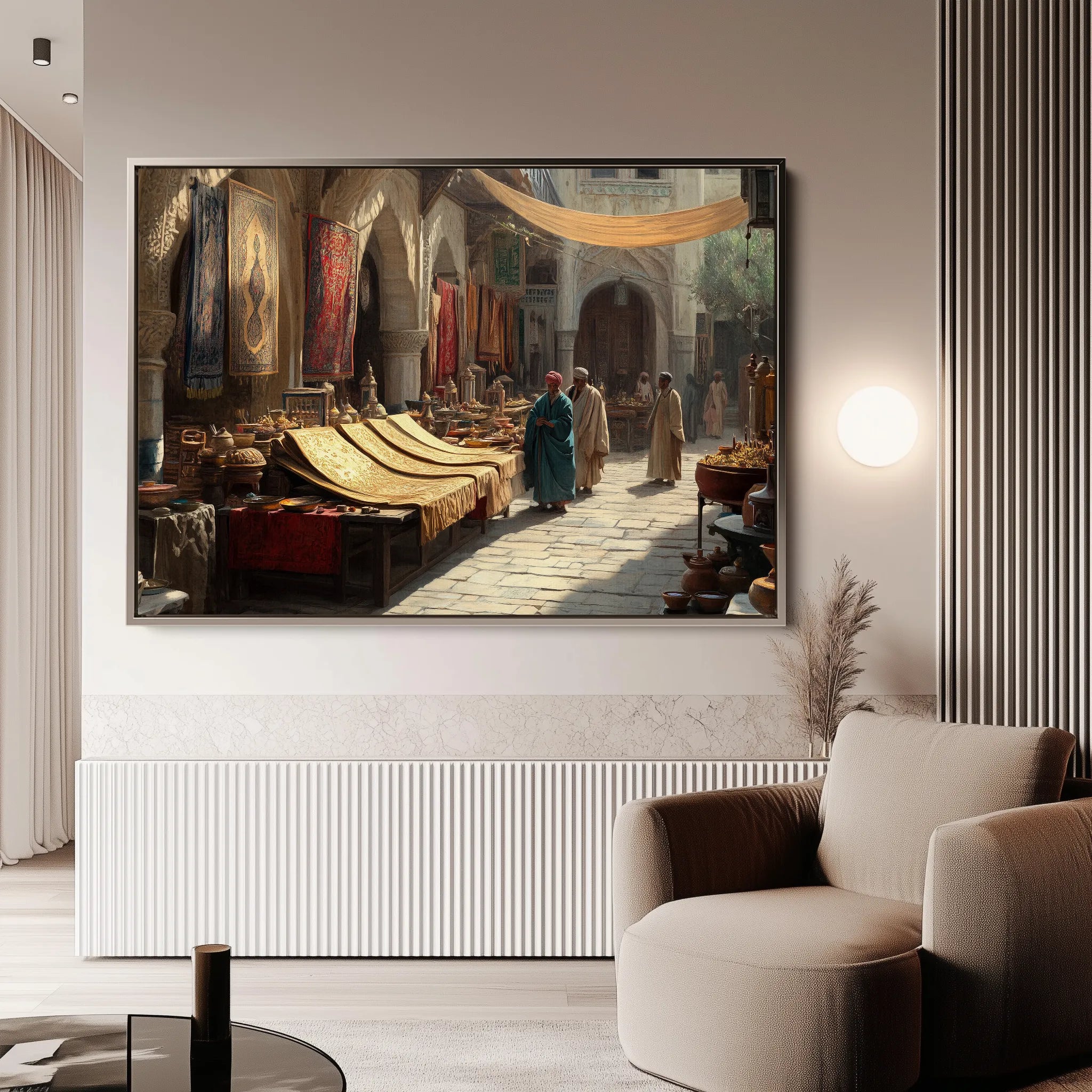 Orientalist 094 Canvas Art 18" x 24" / 45 x 60 cm / Black