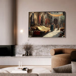 Orientalist 094 Canvas Art 18" x 24" / 45 x 60 cm / Black