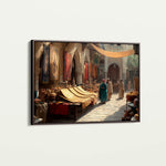 Orientalist 094 Canvas Art 18" x 24" / 45 x 60 cm / Black