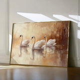 Animals 095 Canvas Art 18" x 24" / 45 x 60 cm / Black