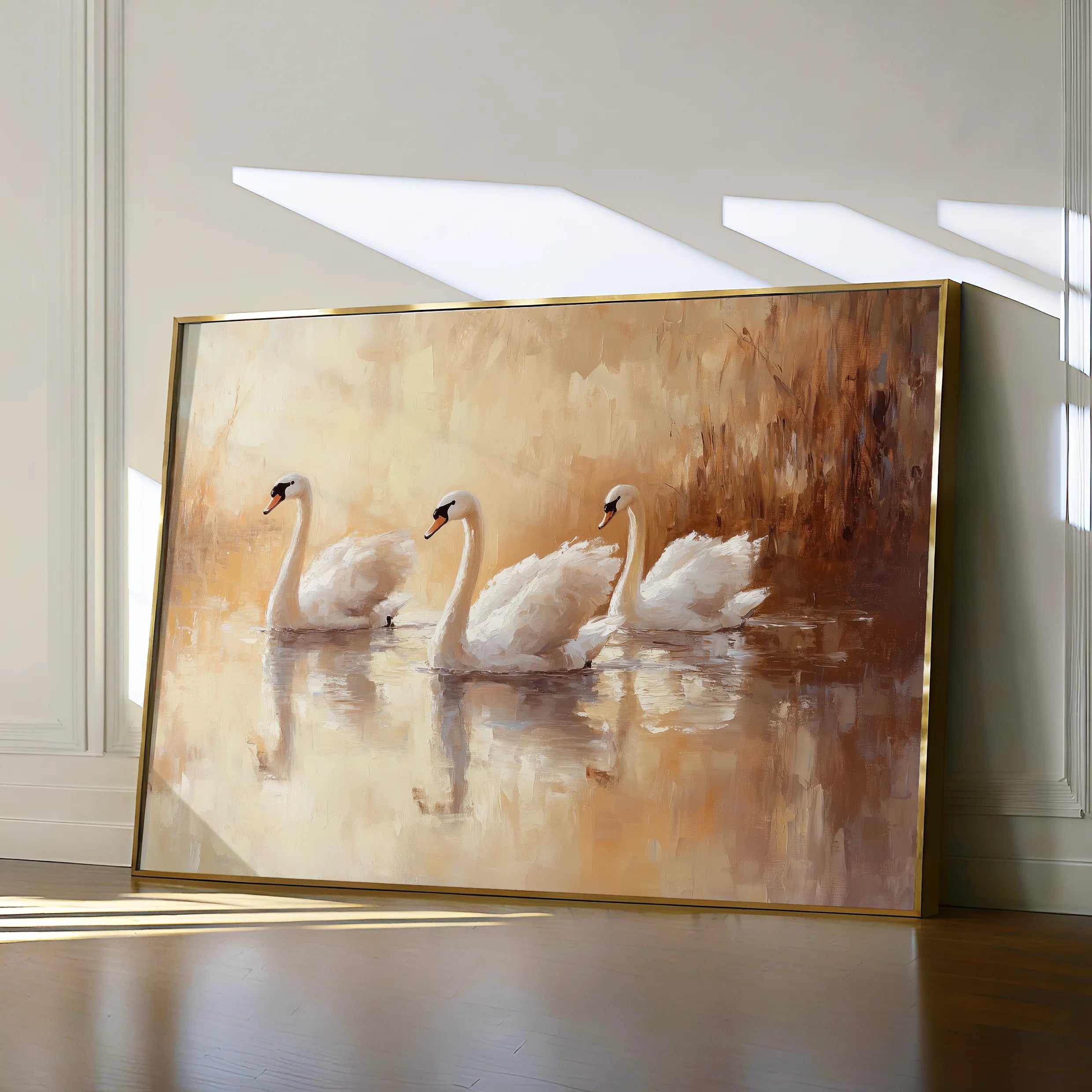 Animals 095 Canvas Art 18" x 24" / 45 x 60 cm / Black