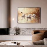 Animals 095 Canvas Art 18" x 24" / 45 x 60 cm / Black