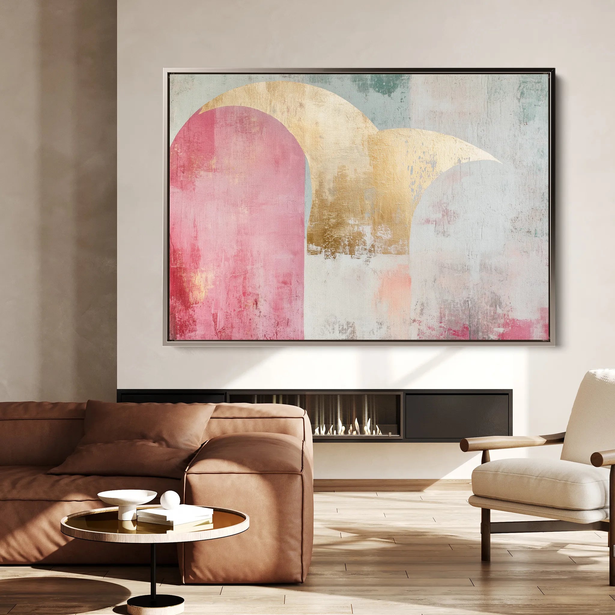 Boho 095 Canvas Art 18" x 24" / 45 x 60 cm / Black
