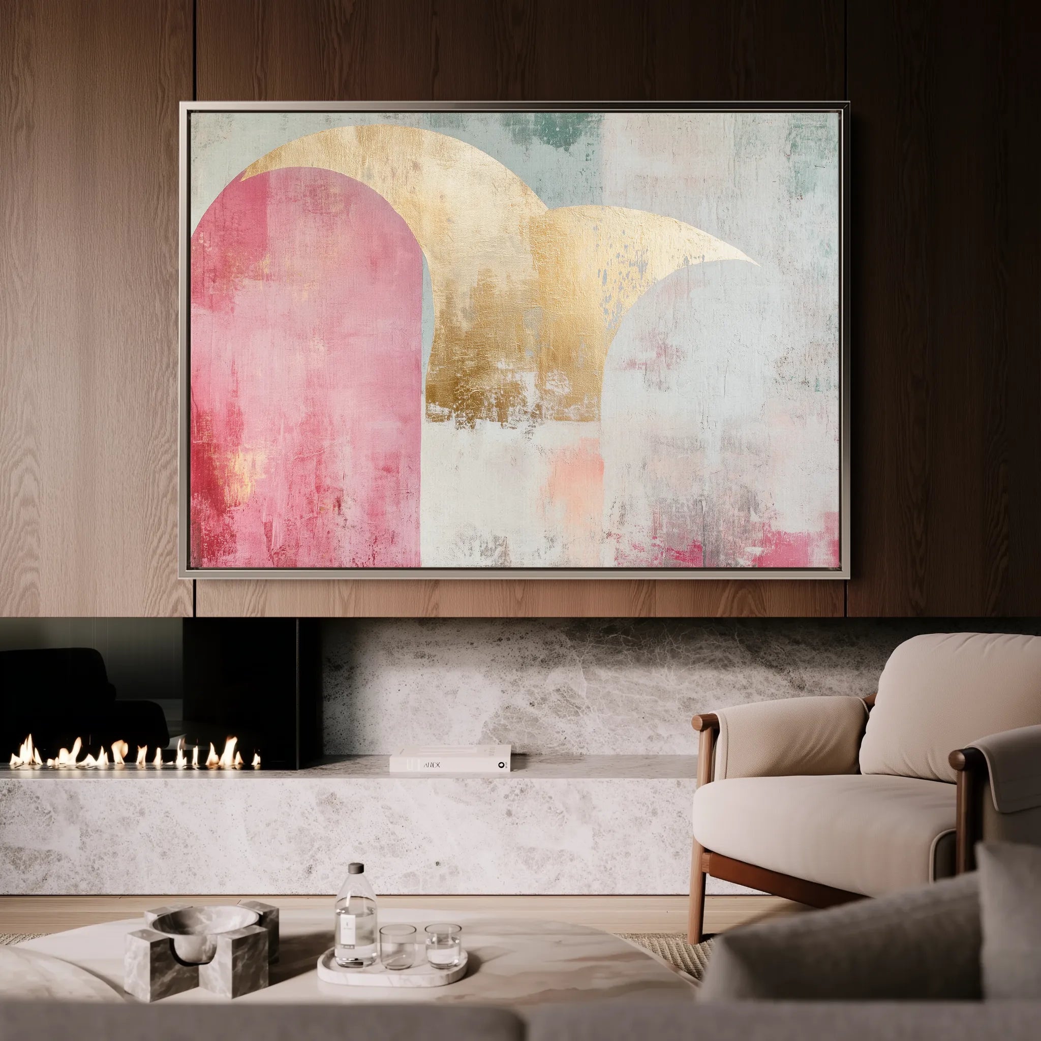 Boho 095 Canvas Art 18" x 24" / 45 x 60 cm / Black