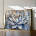 Floral 095 Canvas Art 18" x 24" / 45 x 60 cm / Black