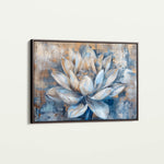 Floral 095 Canvas Art 18" x 24" / 45 x 60 cm / Black