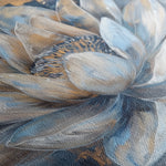 Floral 095 Canvas Art 18" x 24" / 45 x 60 cm / Black
