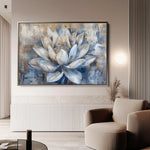 Floral 095 Canvas Art 60 x 40 cm / Black