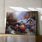 Landscape 095 Canvas Art 18" x 24" / 45 x 60 cm / Black