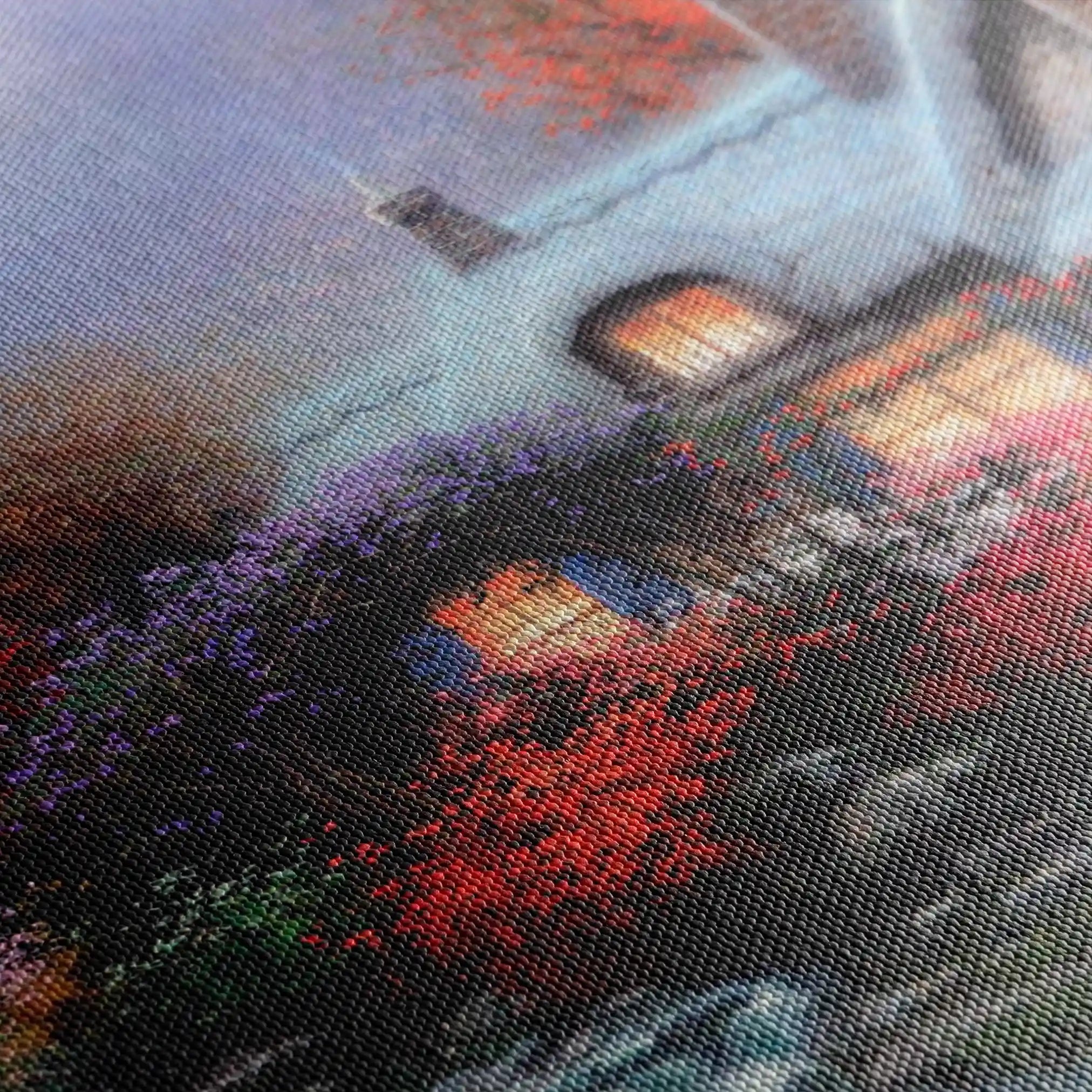Landscape 095 Canvas Art 60 x 40 cm / Black