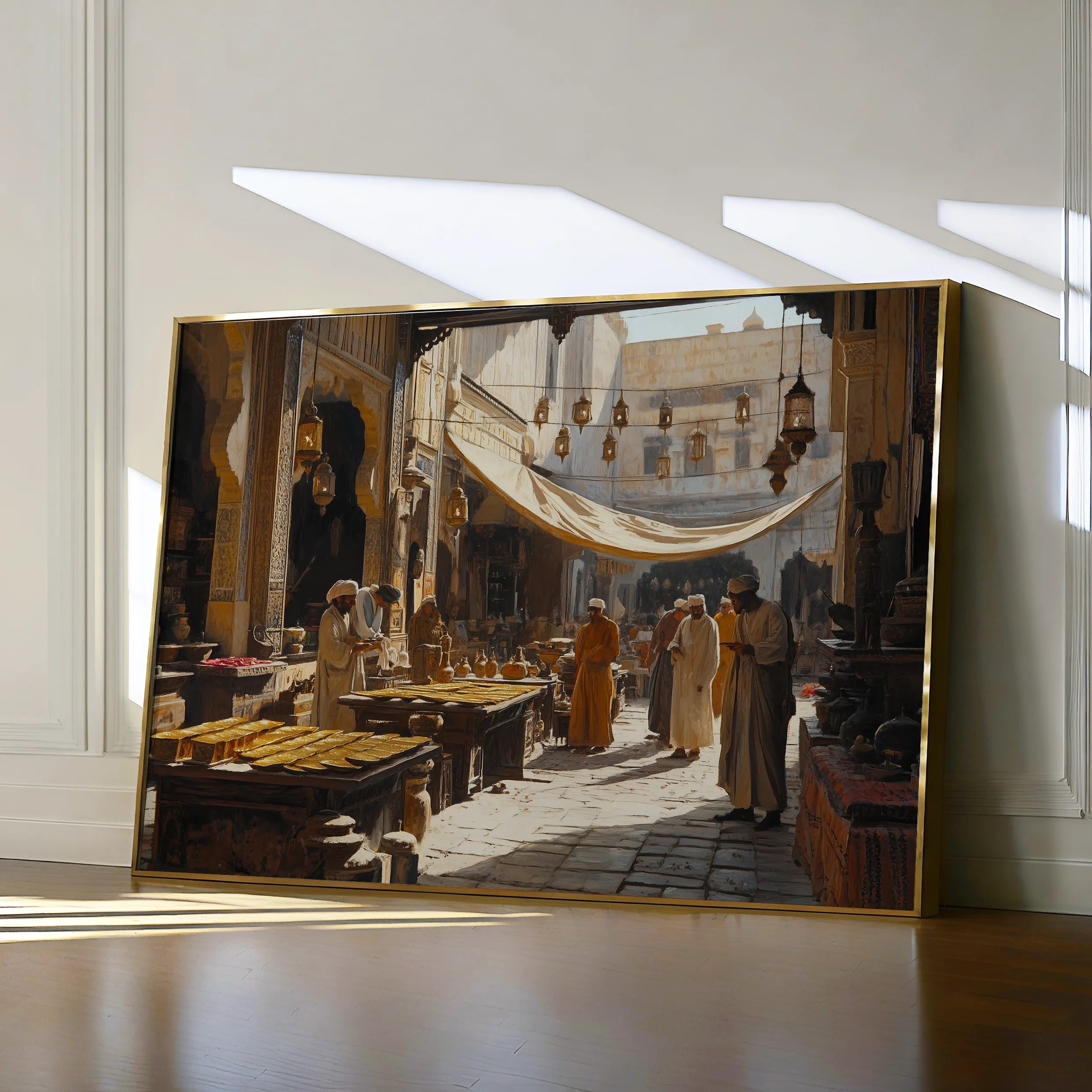 Orientalist 095 Canvas Art 18" x 24" / 45 x 60 cm / Black