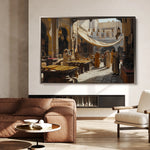 Orientalist 095 Canvas Art 18" x 24" / 45 x 60 cm / Black