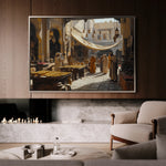Orientalist 095 Canvas Art 18" x 24" / 45 x 60 cm / Black