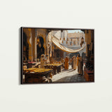 Orientalist 095 Canvas Art 18" x 24" / 45 x 60 cm / Black