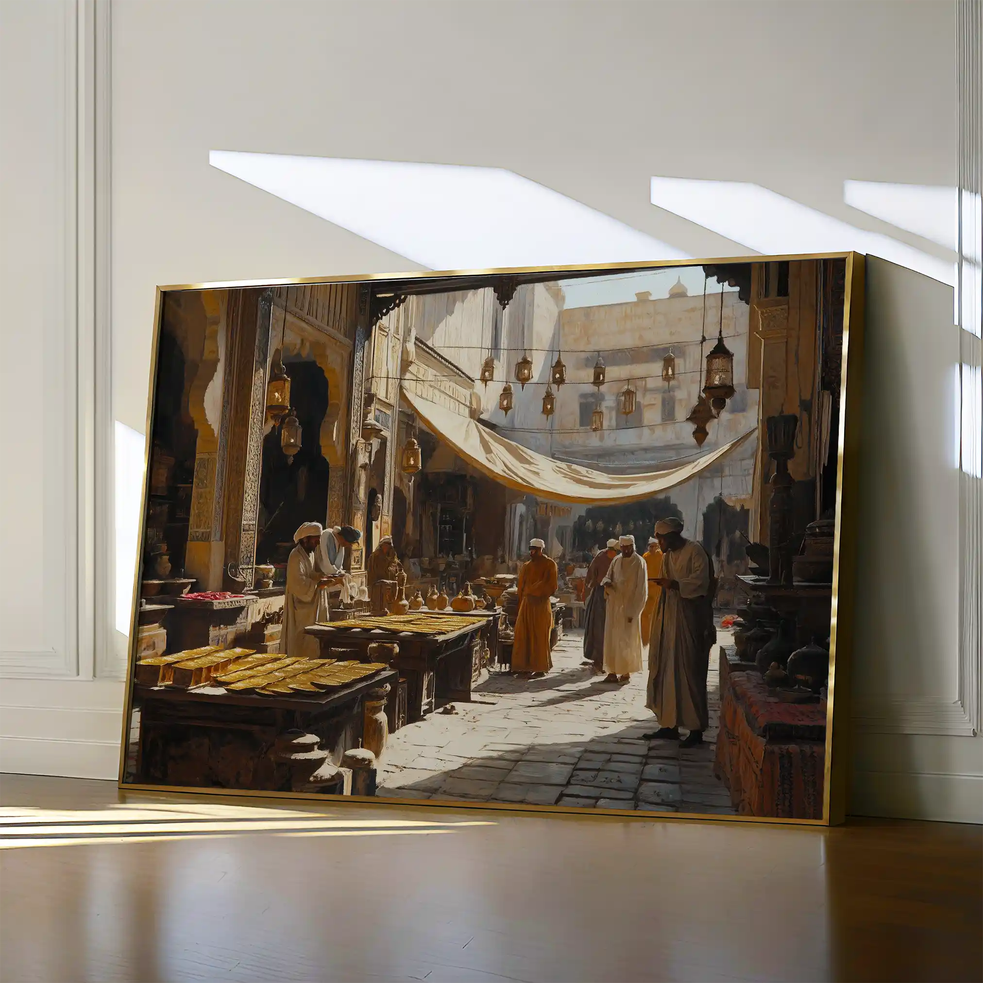 Orientalist 095 Canvas Art 60 x 40 cm / Black