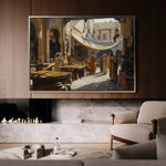 Orientalist 095 Canvas Art 60 x 40 cm / Black