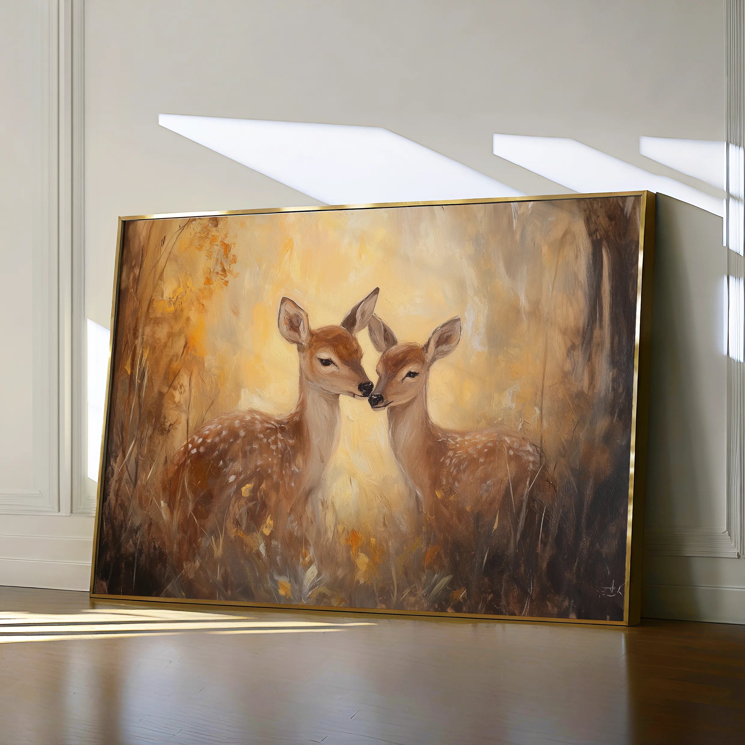 Animals 096 Canvas Art 18" x 24" / 45 x 60 cm / Black