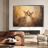 Animals 096 Canvas Art 18" x 24" / 45 x 60 cm / Black