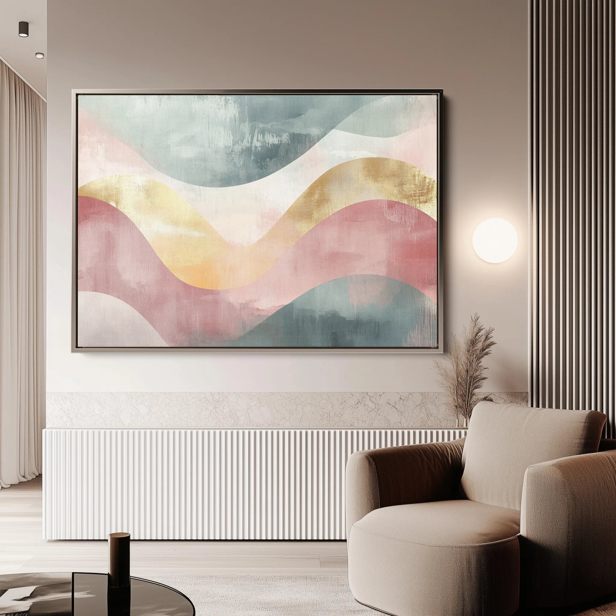 Boho 096 Canvas Art 18" x 24" / 45 x 60 cm / Black